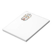 ペンシルバニアオランダアミッシュヘックスサインバードアメリカーナ ノートパッド (回転)