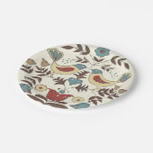 ペンシルバニアオランダアミッシュヘックスサインバードアメリカーナ ペーパープレート (アングル)