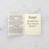 ペンシルバニアオランダモラヴィアCookieシュガーケーキ シーズンカード (内部)