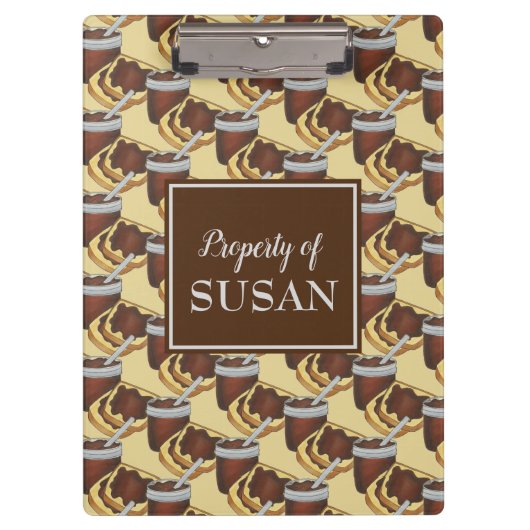 ペンシルバニアオランダ缶詰アップルバターアミッシュ食品 クリップボード (正面)