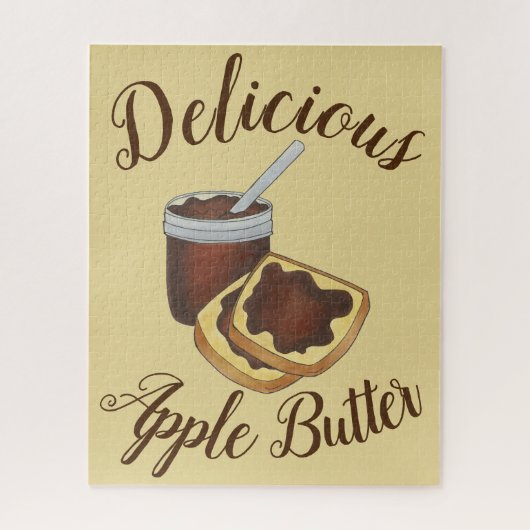 ペンシルバニアオランダ缶詰アップルバターアミッシュ食品 ジグソーパズル (縦)