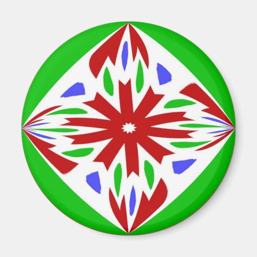 ペンシルバニアオランダ16進サインウェルカム マグネット (正面)