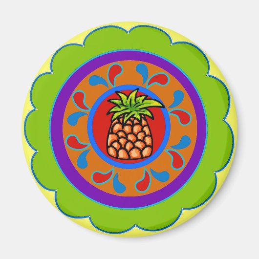 ペンシルバニアオランダ16進サインウェルカム マグネット (正面)