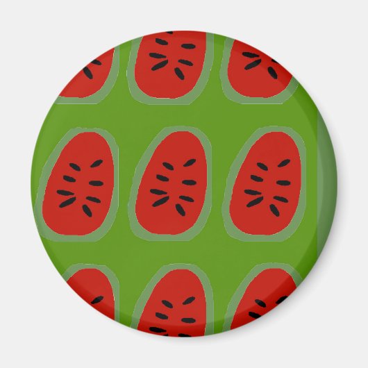 ペンシルバニアオランダ16進サインスイカ マグネット (正面)