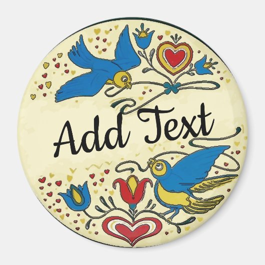 ペンシルバニアオランダ16進サイン、追加文字 マグネット (正面)