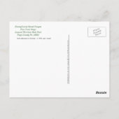 ペンシルバニアグランドキャニオン ポストカード (裏面)