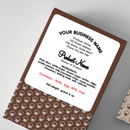 ペンシルバニアコテージ食品ラベル限定食品 スクエアシール