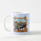 ペンシルバニアコーヒーマグ コーヒーマグカップ (左)