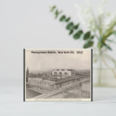 ペンシルバニアステーションニューヨーク1912 ポストカード (スタンド正面)
