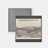 ペンシルバニアステーションニューヨーク1912 マグネット (正面/裏面)