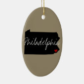 ペンシルバニアタウン セラミックオーナメント (右)