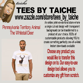 ペンシルバニアテリトリームザホワイトテールディアー Tシャツ