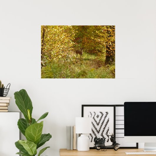 ペンシルバニアディアイン秋自然 ポスター (ホームオフィス)