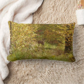 ペンシルバニアディアイン秋自然 ランバークッション (ブランケット)