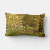 ペンシルバニアディアイン秋自然 ランバークッション (裏面)