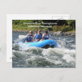 ペンシルバニアデラウェア川北谷山 ポストカード (正面/裏面)