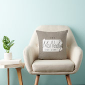 ペンシルバニアファミリーモノグラム州装飾用クッション クッション (椅子)