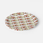 ペンシルバニアフォークの芸術鳥 ペーパープレート (アングル)