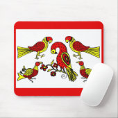 ペンシルバニアフォークの芸術鳥 マウスパッド (マウス)