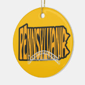 ペンシルバニアブリッジズクリスマスツリーオーナメント セラミックオーナメント (左)