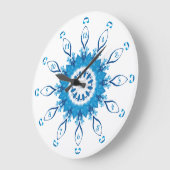 ペンシルバニアブルー ラージ壁時計 (傾斜)