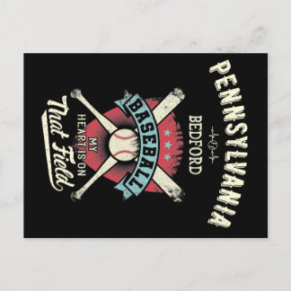 ペンシルバニアベッドフォード野球 ポストカード