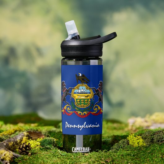 ペンシルバニアボトル州（愛国的ペンシルバニア州旗） ウォーターボトル (アウトドア)