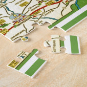 ペンシルバニアポストカードマップジグソーパズル ジグソーパズル (側面)