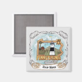 ペンシルバニアライトハウス マグネット (正面/裏面)