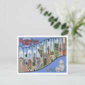 ペンシルバニアヴィンテージ大文字葉書 ポストカード (スタンド正面)