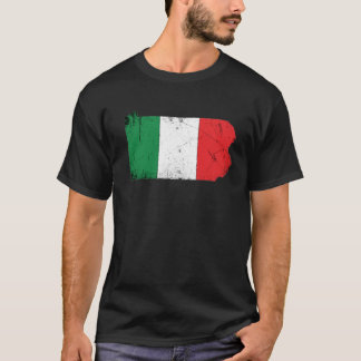 ペンシルバニア上のイタリアンな旗 Tシャツ