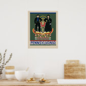 ペンシルバニア地方アミッシュヴィンテージ旅行ポスター ポスター (キッチン)