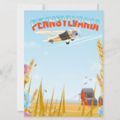 ペンシルバニア地方旅行ポスターマグネット (正面)