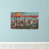 ペンシルバニア大文字シーン キャンバスプリント (インサイチュ (ウッドフロア))