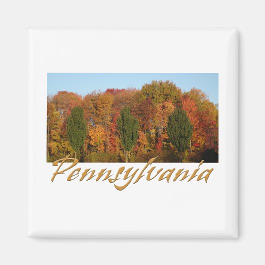 ペンシルバニア州からの挨拶 マグネット (正面)