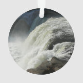 ペンシルバニア州のオハイオール滝 オーナメント (裏面)