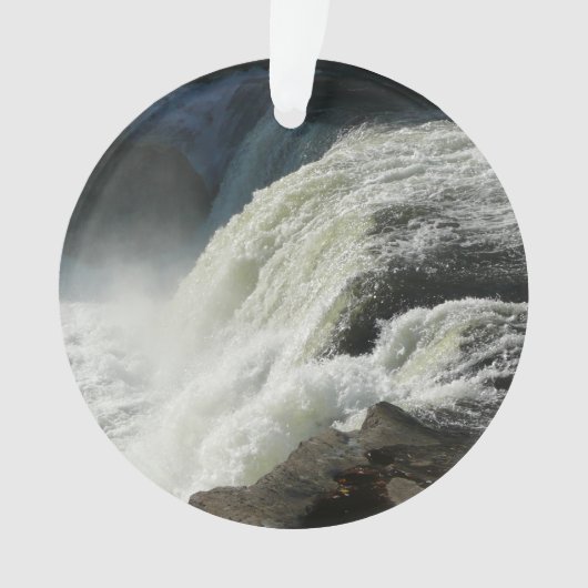 ペンシルバニア州のオハイオール滝 オーナメント (正面)