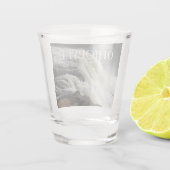 ペンシルバニア州のオハイオール滝 ショットグラス (裏面)