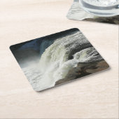 ペンシルバニア州のオハイオール滝 スクエアペーパーコースター (アングル)