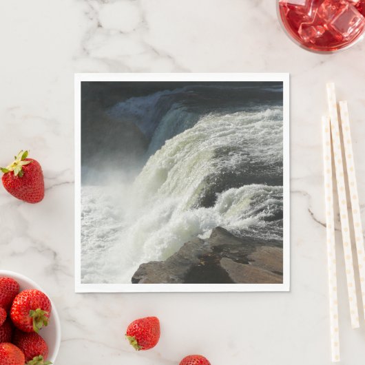 ペンシルバニア州のオハイオール滝 スタンダードランチョンナプキン (インサイチュ)