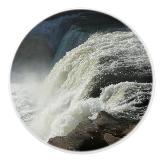 ペンシルバニア州のオハイオール滝 セラミックノブ (正面)