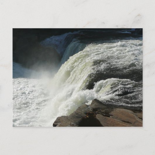 ペンシルバニア州のオハイオール滝 ポストカード (正面)