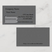 ペンシルバニア州の名刺の石の外観 名刺 (正面/裏面)
