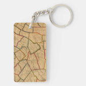 ペンシルバニア州の地図 キーホルダー (裏面)