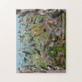 ペンシルバニア州の裏庭の鳥 ジグソーパズル (縦)