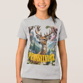 ペンシルバニア州を愛する人のために トライブレンドＴシャツ (正面)