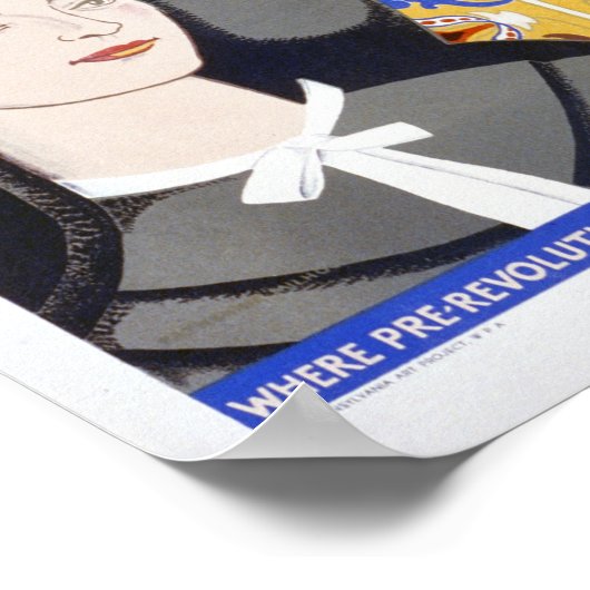 ペンシルバニア州を訪れる | ヴィンテージ旅行 ポスター (角)