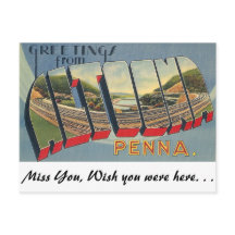 ペンシルバニア州アルトオナからの挨拶