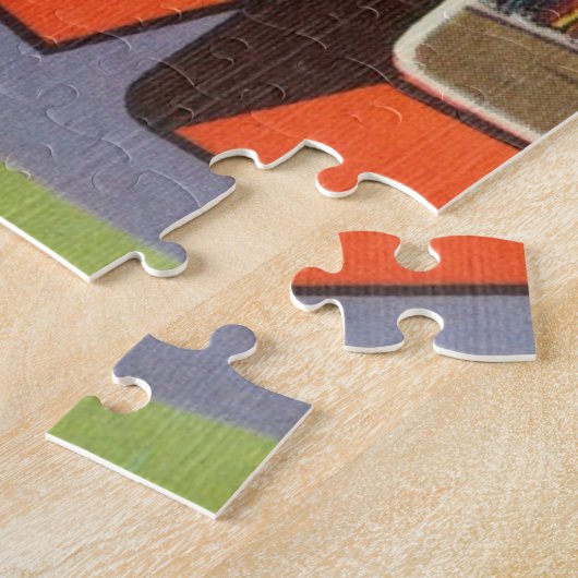 ペンシルバニア州イーストンからの挨拶 ジグソーパズル (側面)