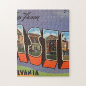 ペンシルバニア州イーストンからの挨拶 ジグソーパズル (縦)